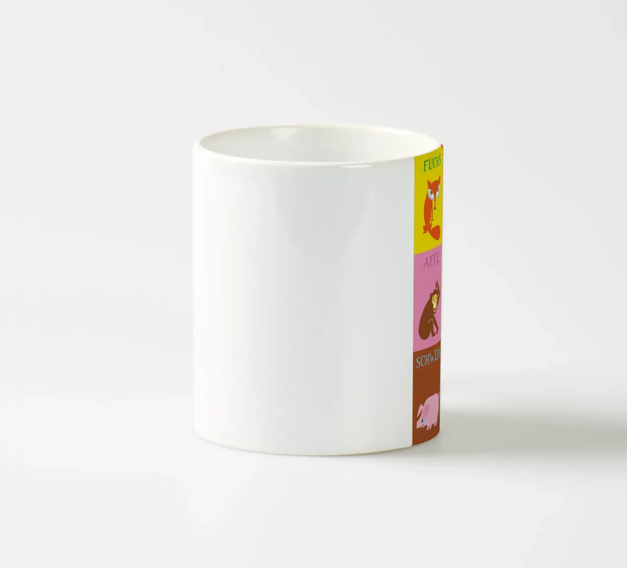 Animals ceramic mug by Looks n Brains