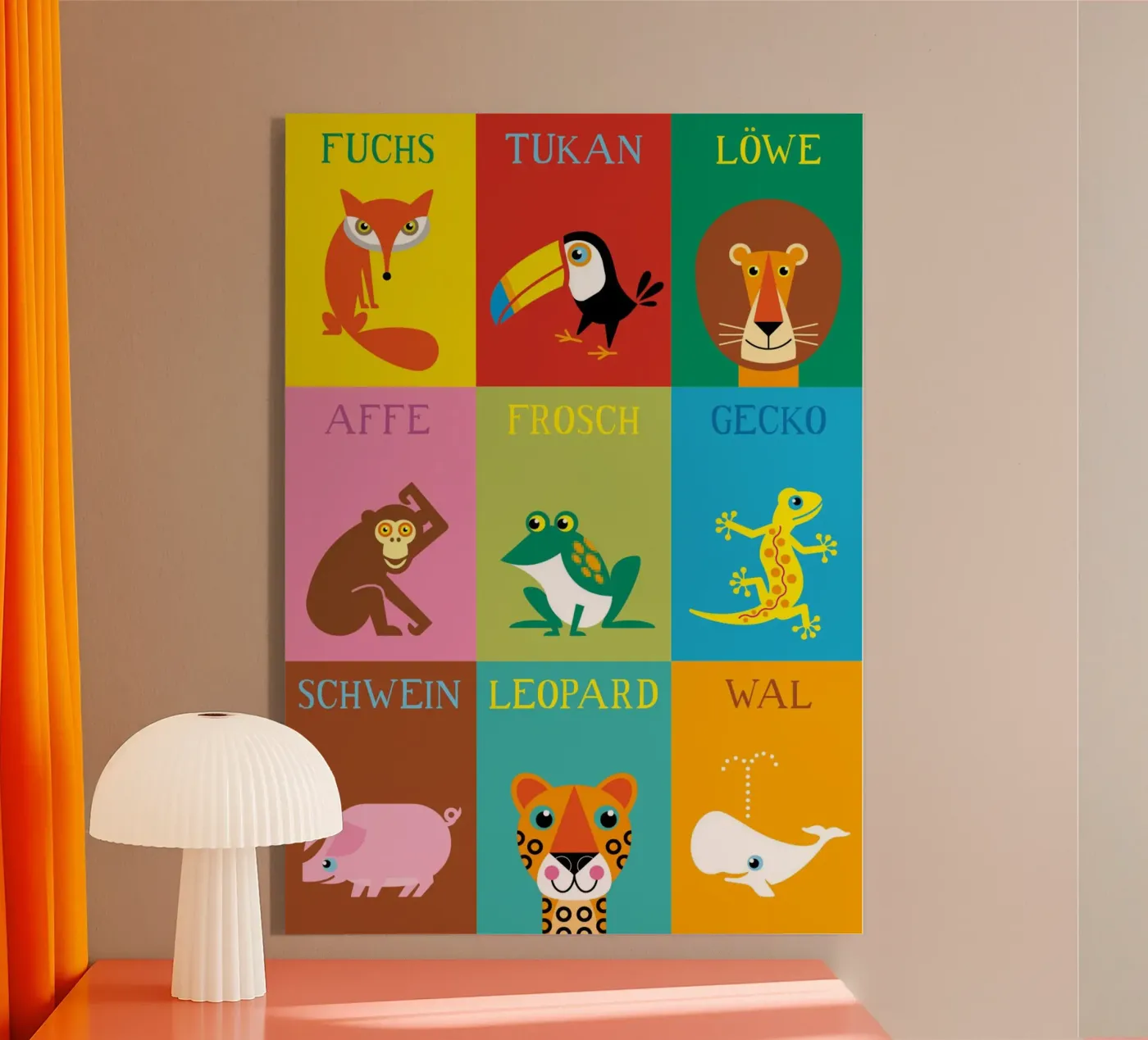 Animals acrylic glass by Looks n Brains