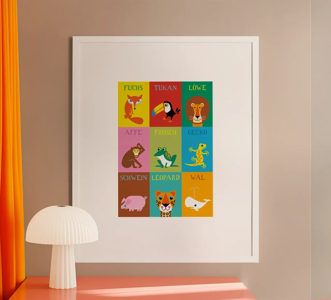 Dieren poster van Looks n Brains