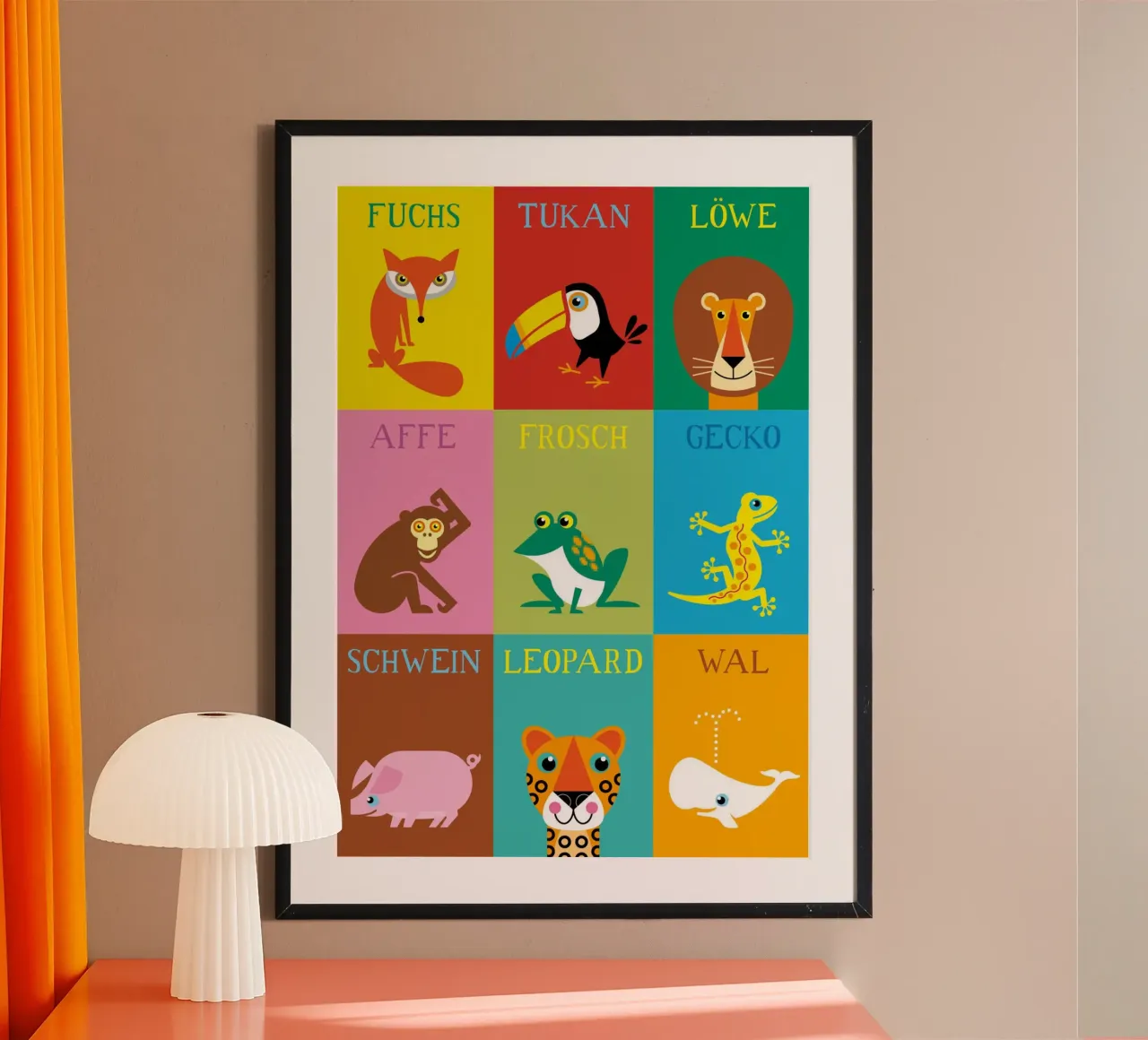 Dieren poster van Looks n Brains