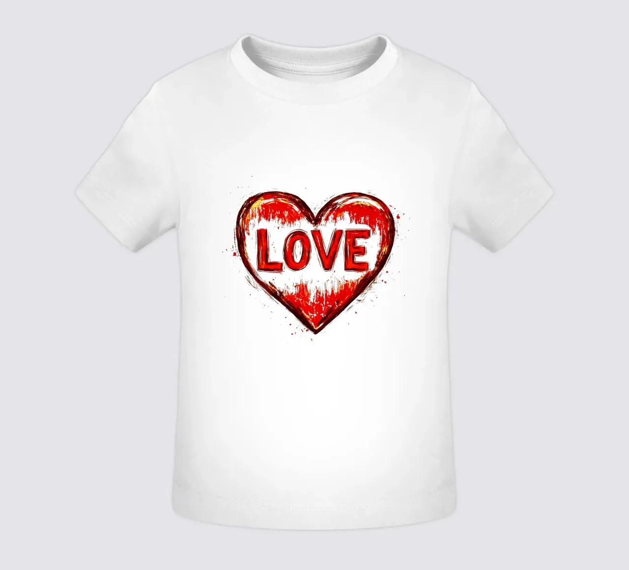 Design a cuore d'amore maglietta neonato da Autofocus