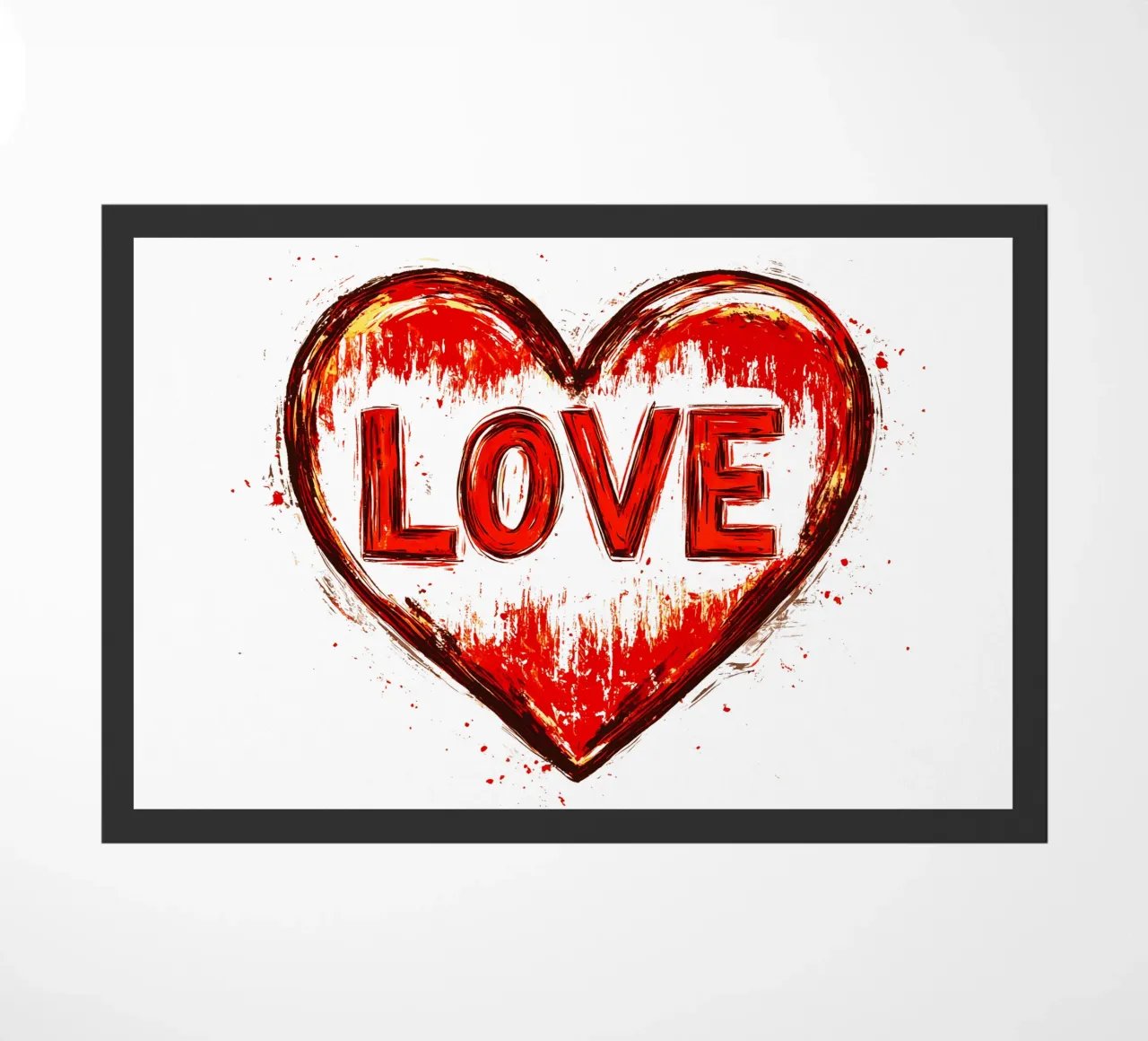 Design a cuore d'amore zerbino da Autofocus