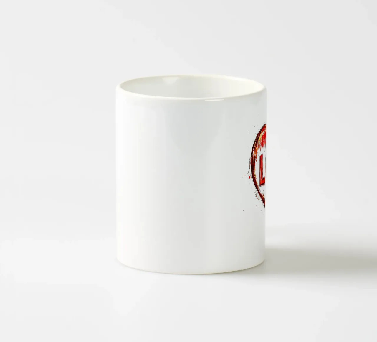 Design a cuore d'amore tazza in ceramica da Autofocus