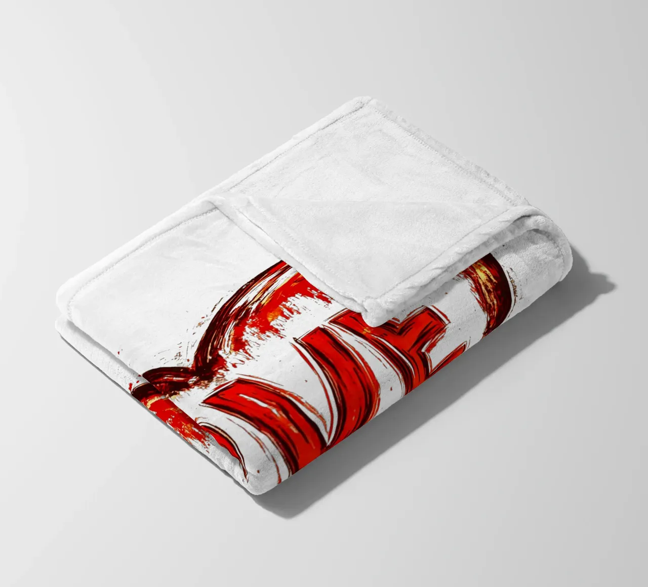 Design a cuore d'amore coperta in pile da Autofocus