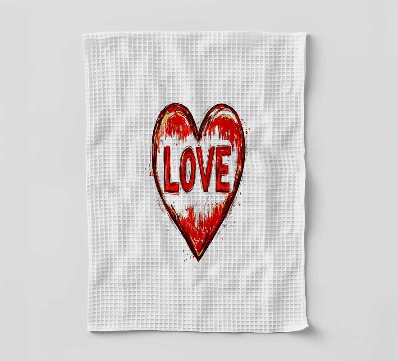 Design a cuore d'amore canovaccio da cucina da Autofocus