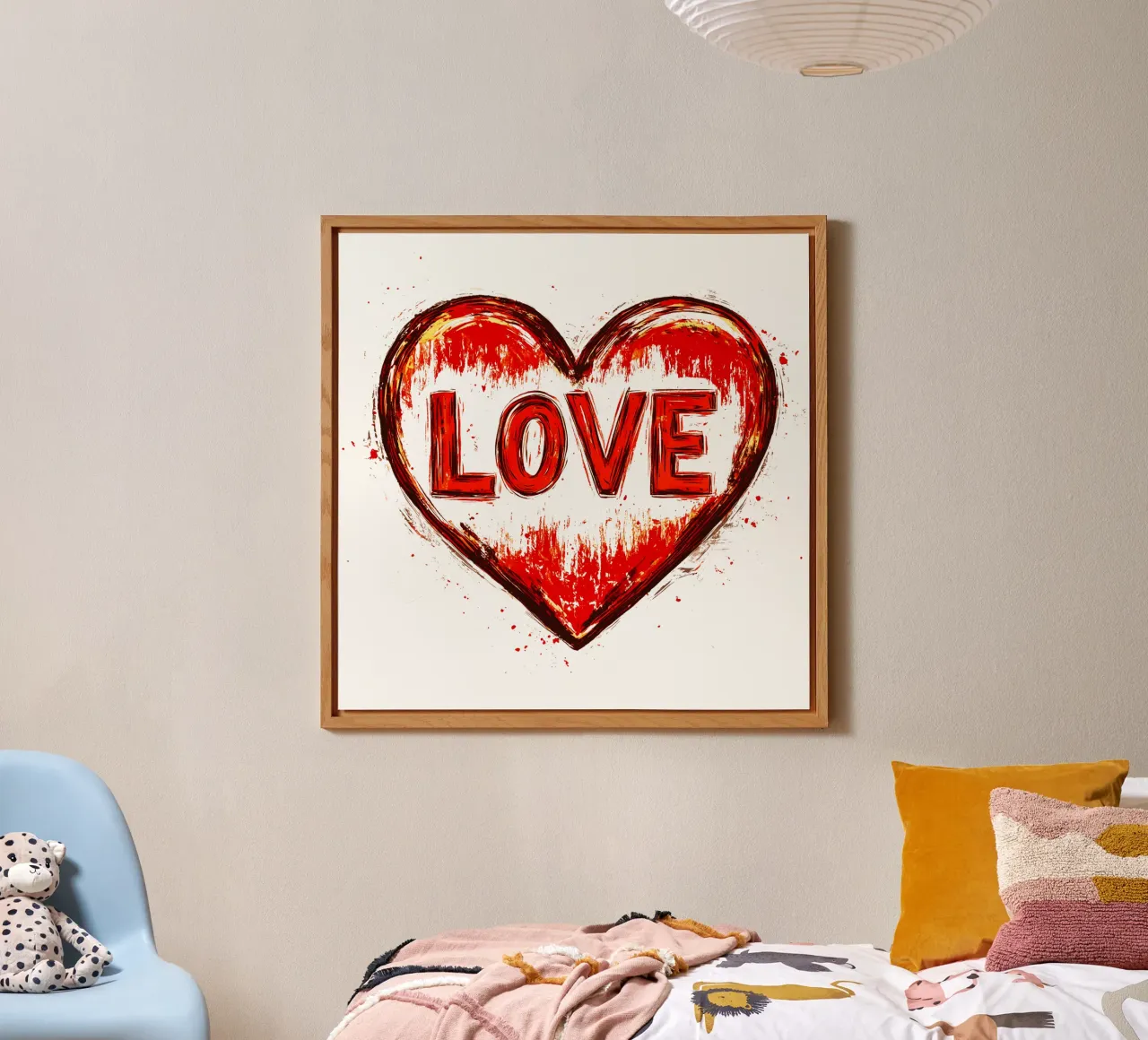 Design a cuore d'amore alluminio dibond da Autofocus