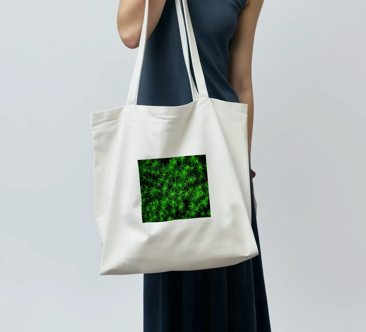 Moss pattern Jutebeutel von Fjöllart