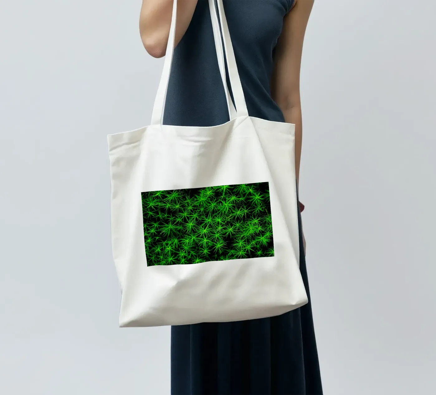 Moss pattern Jutebeutel von Fjöllart