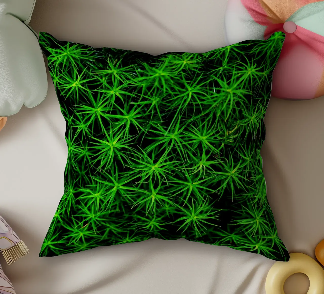 Moss pattern cuscino da Fjöllart