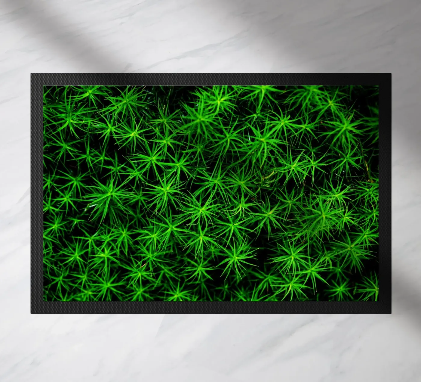 Moss pattern doormat by Fjöllart