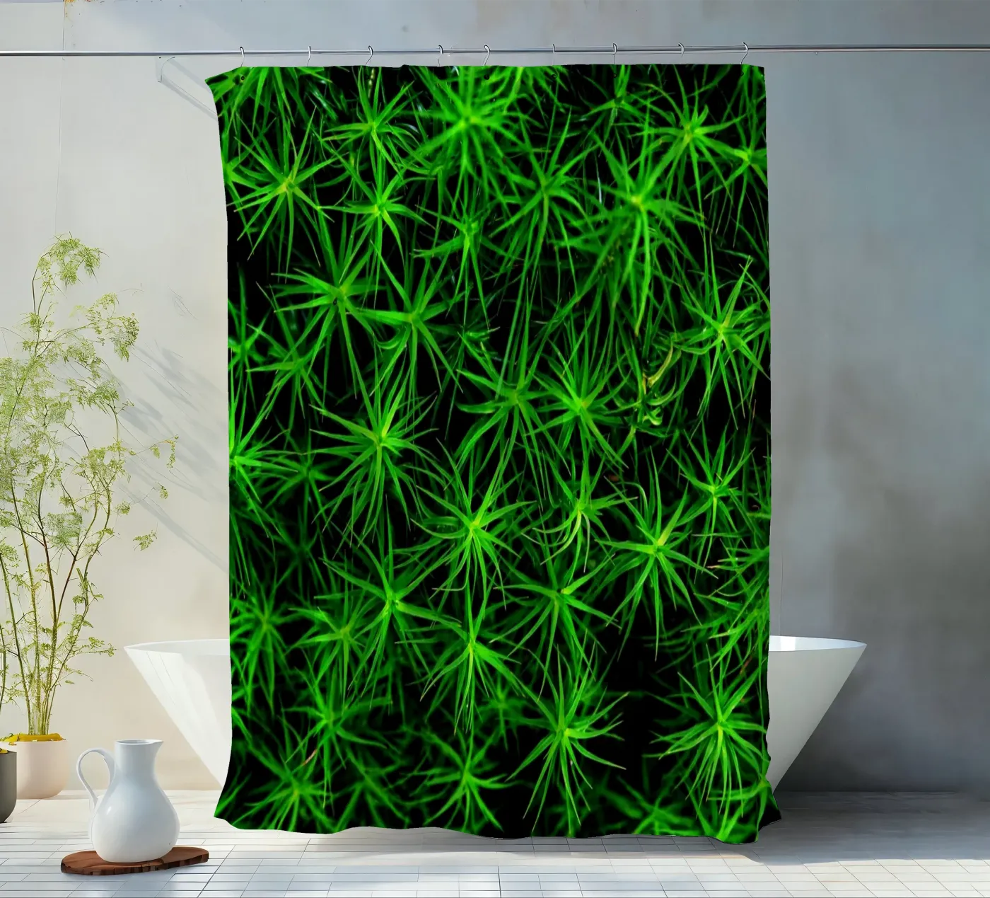 Moss pattern douchegordijn van Fjöllart