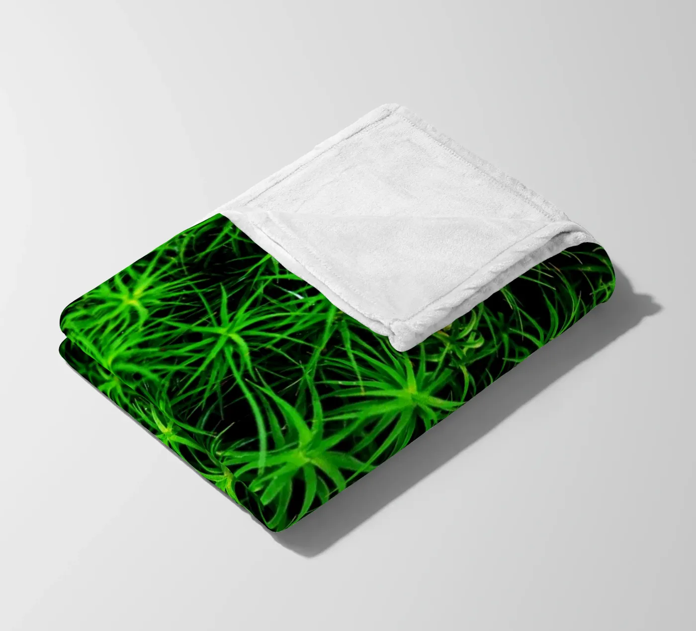 Moss pattern plaid polaire de Fjöllart