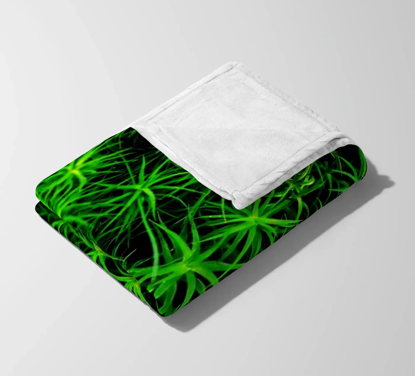 Moss pattern plaid polaire de Fjöllart