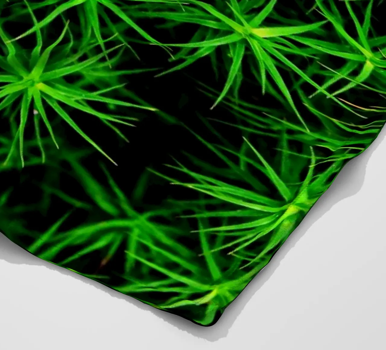 Moss pattern Fleecedecke von Fjöllart