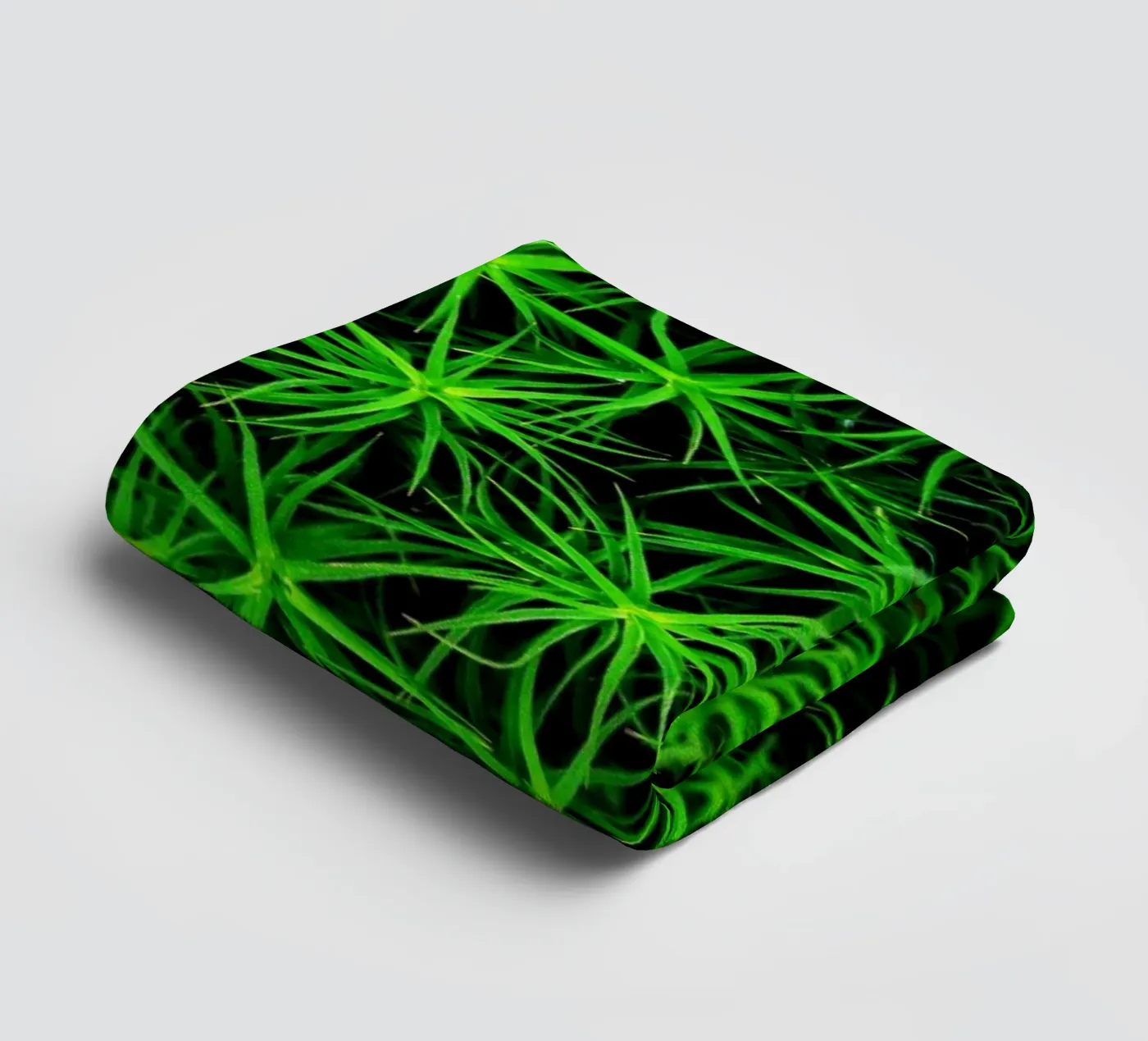 Moss pattern towel by Fjöllart