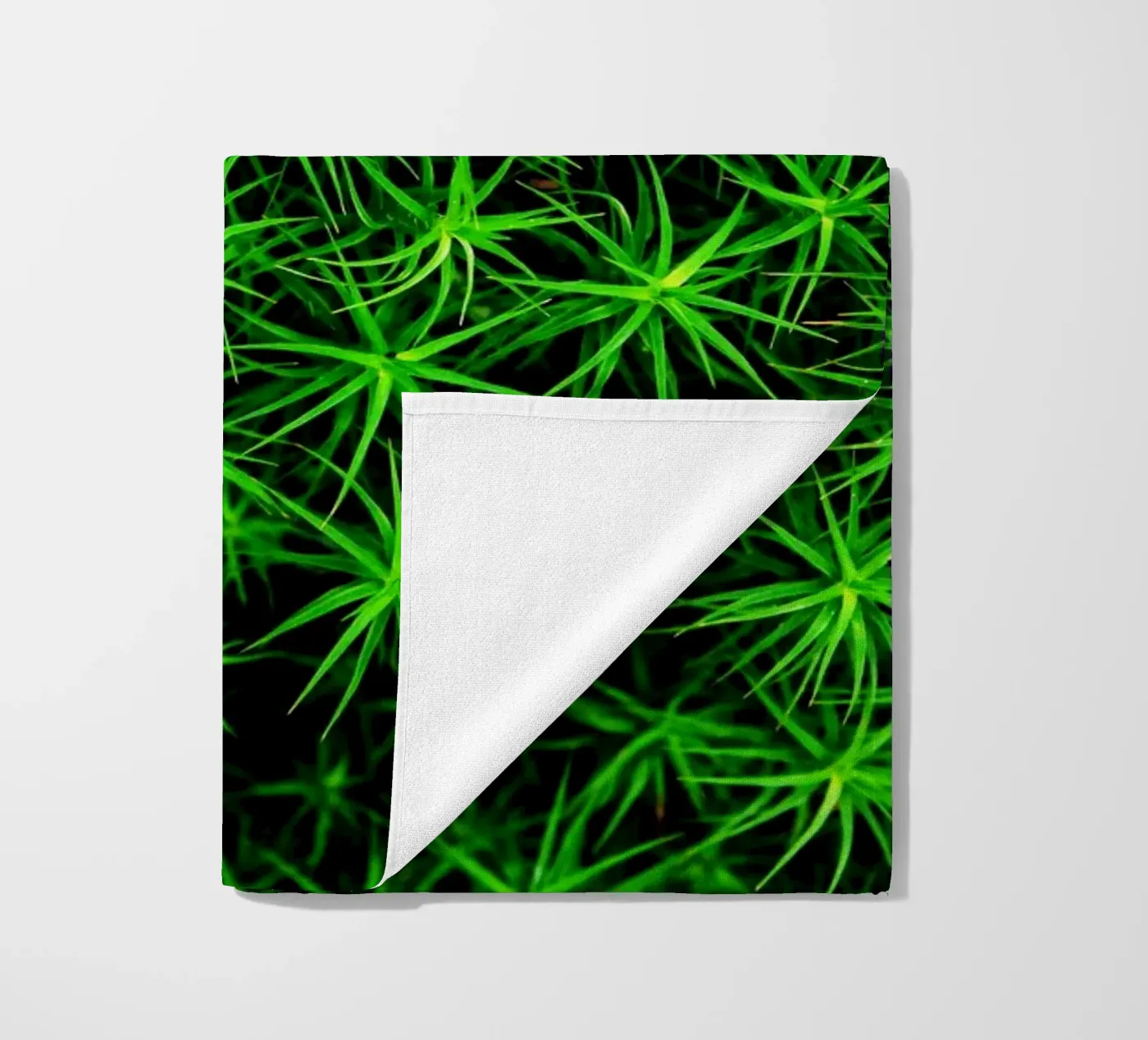 Moss pattern strandhanddoek van Fjöllart