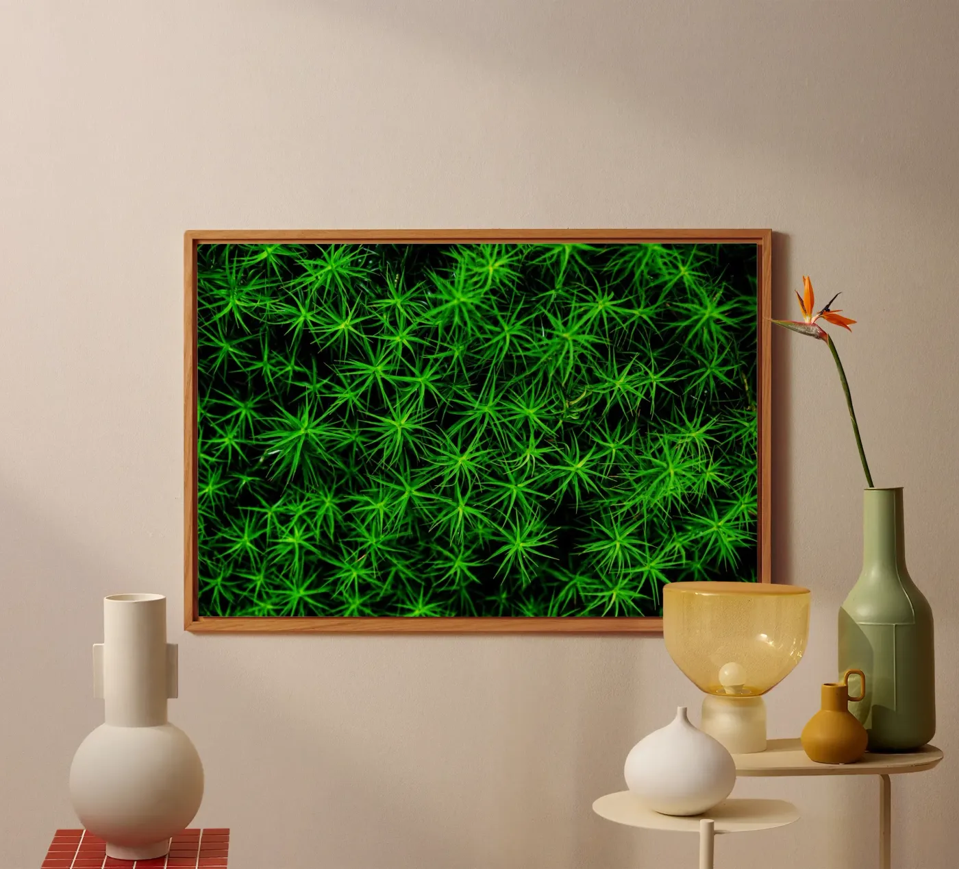 Moss pattern alu-dibond by Fjöllart