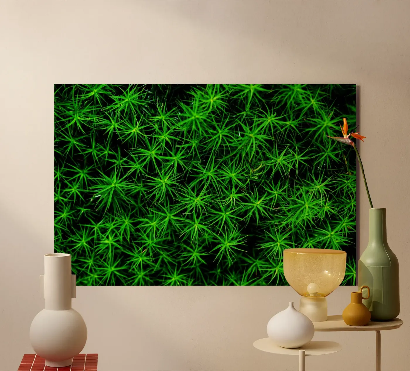 Moss pattern alu-dibond by Fjöllart
