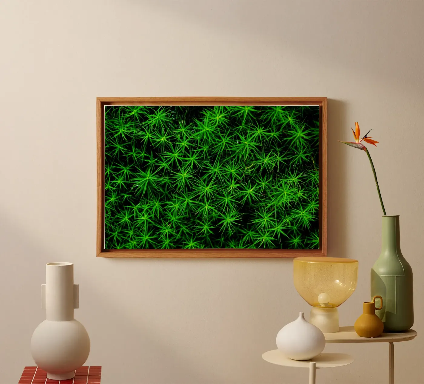 Moss pattern tela da Fjöllart