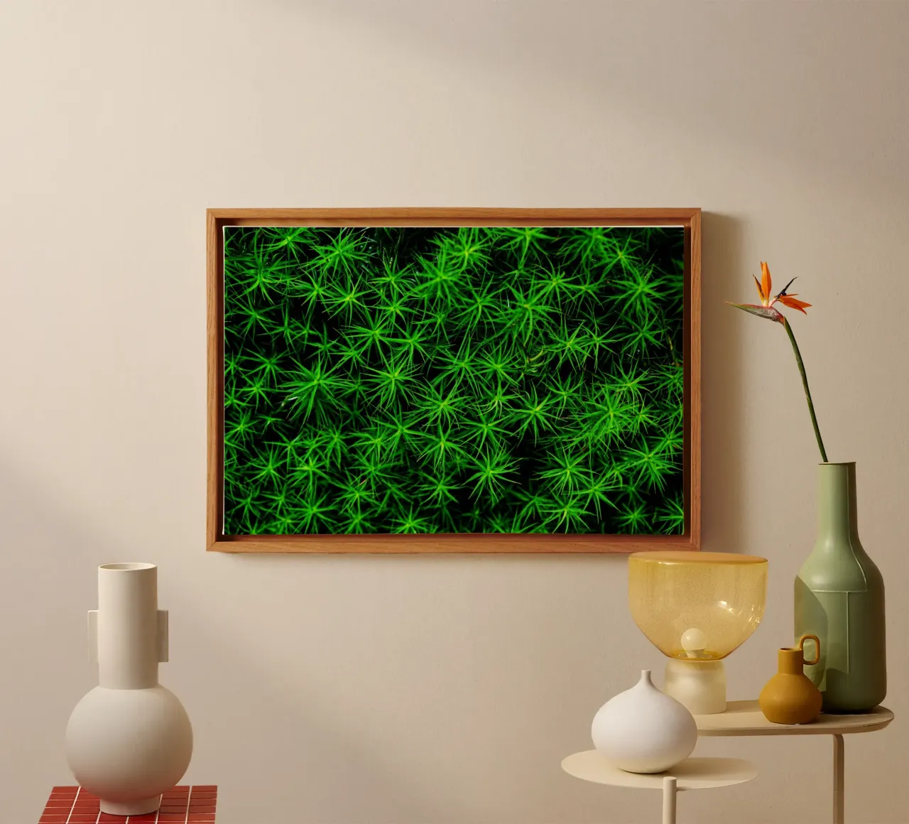 Moss pattern tela da Fjöllart