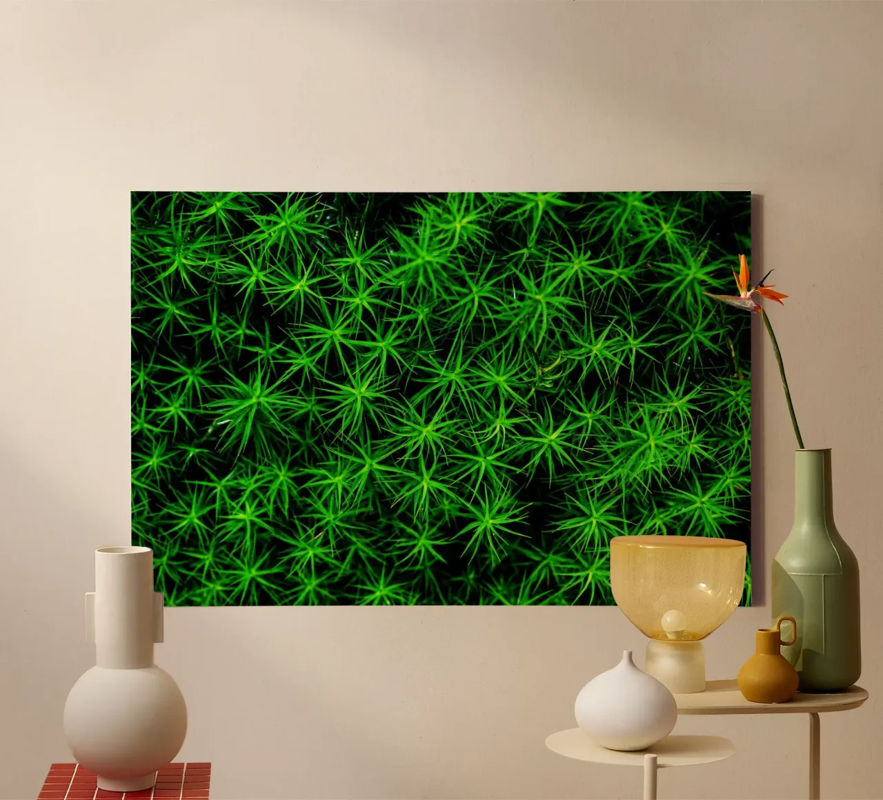 Moss pattern tela da Fjöllart