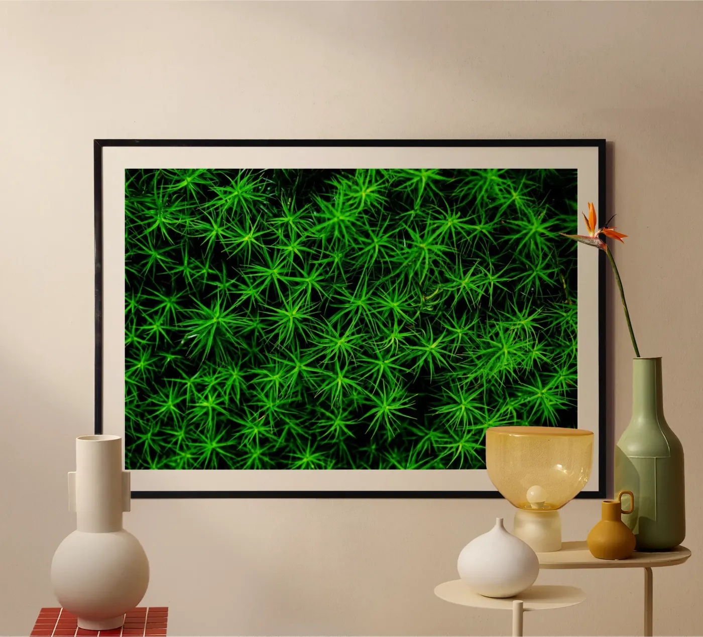 Moss pattern Poster von Fjöllart