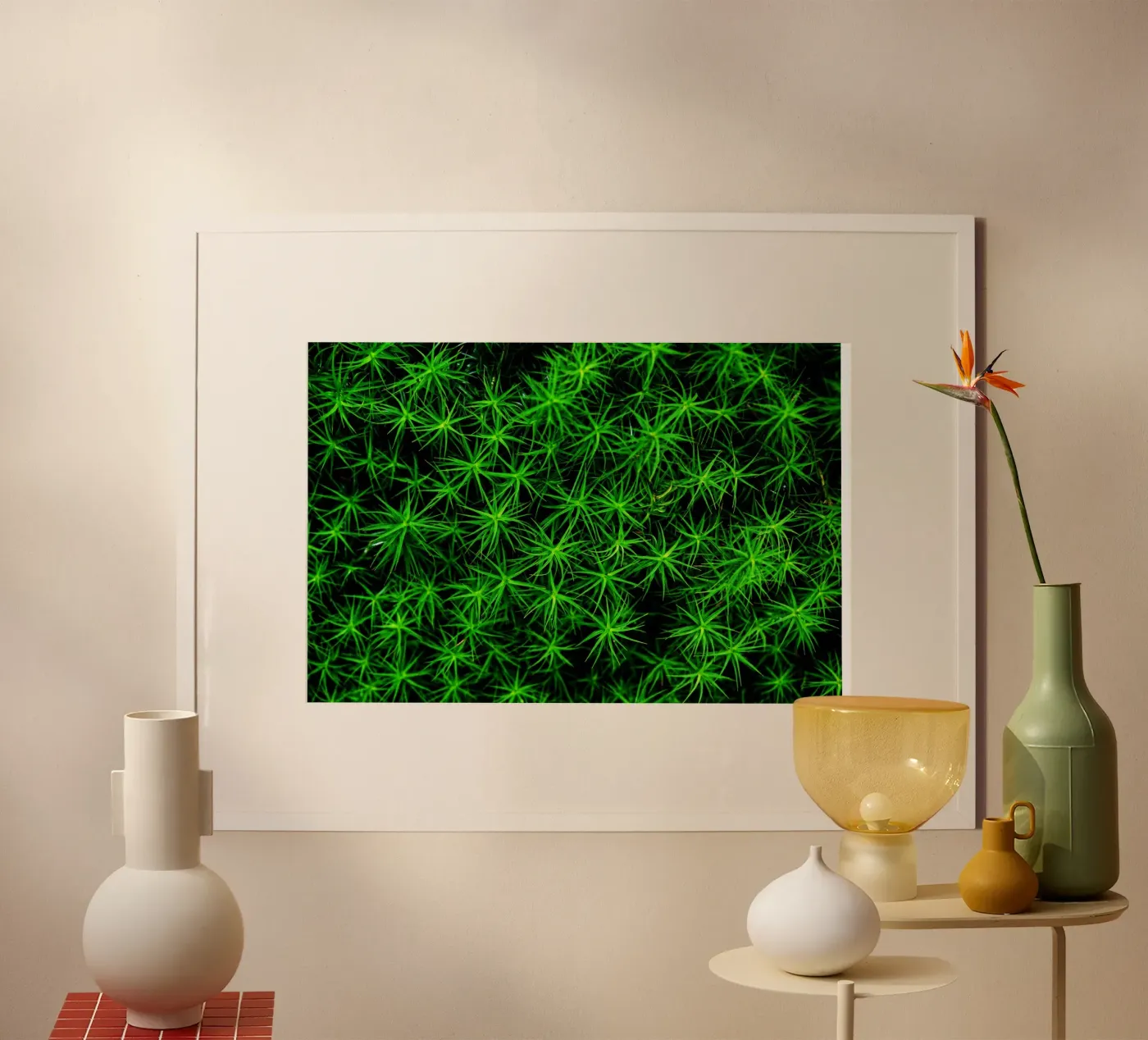 Moss pattern Poster von Fjöllart