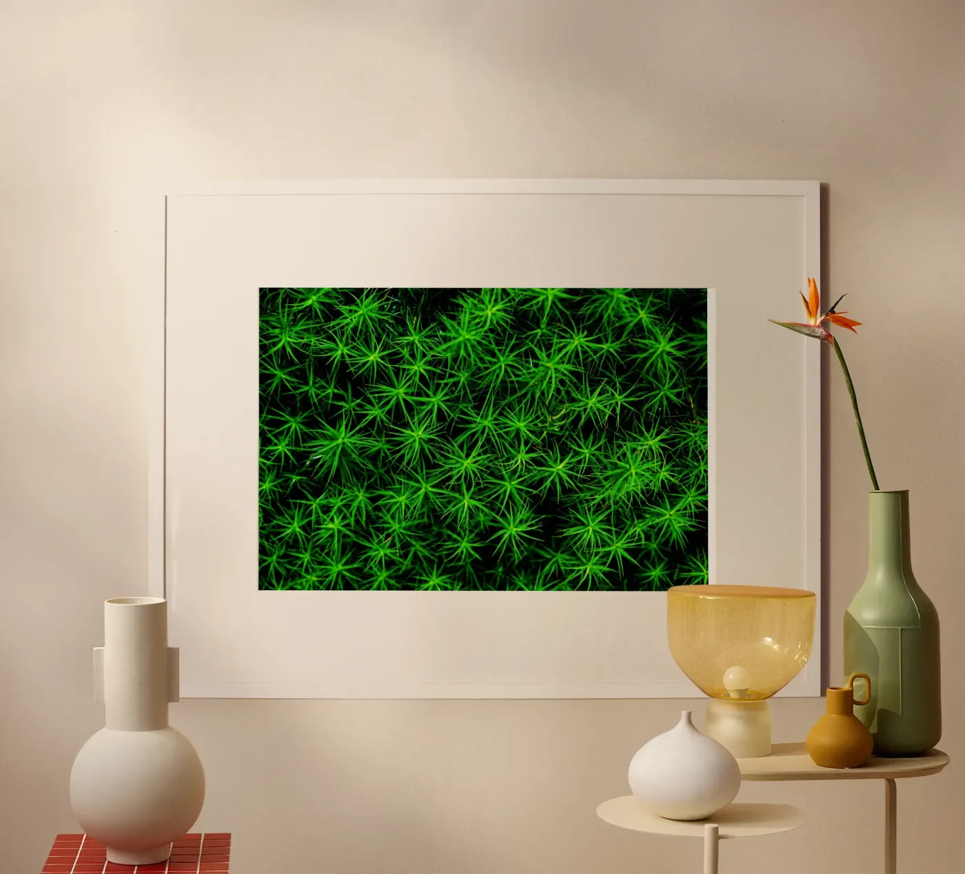 Moss pattern Poster von Fjöllart