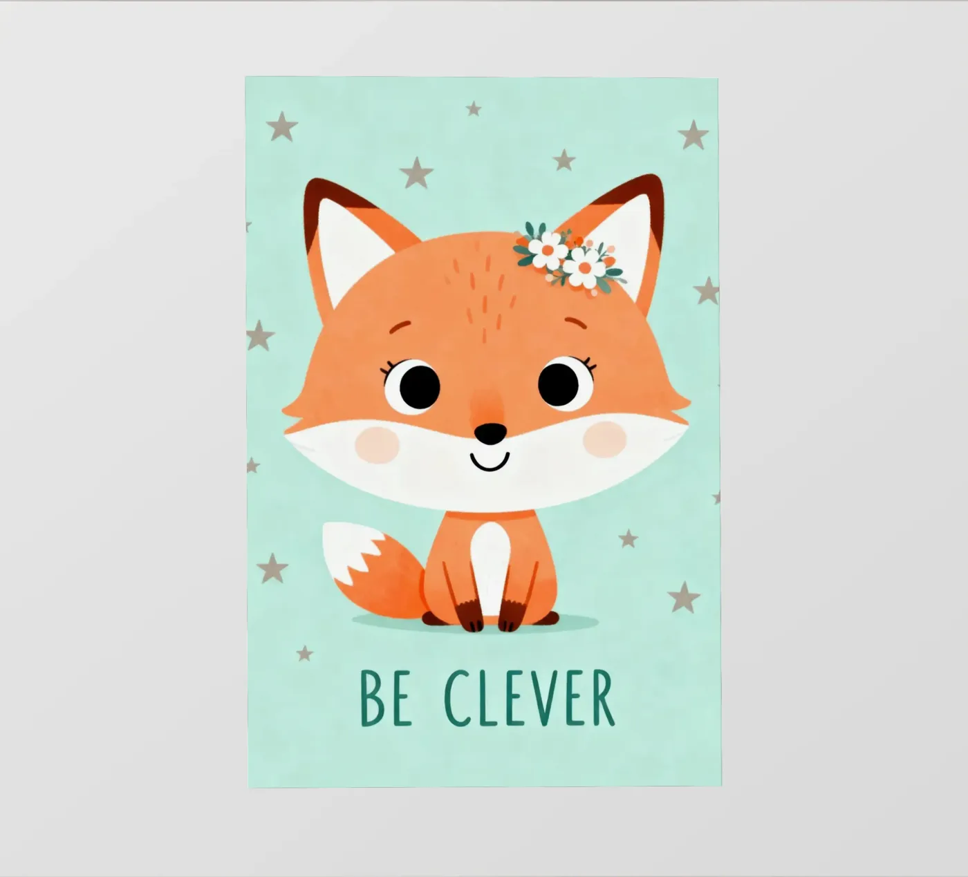 Be Clever Fox pellicola backlit da EverLuvv Studio
