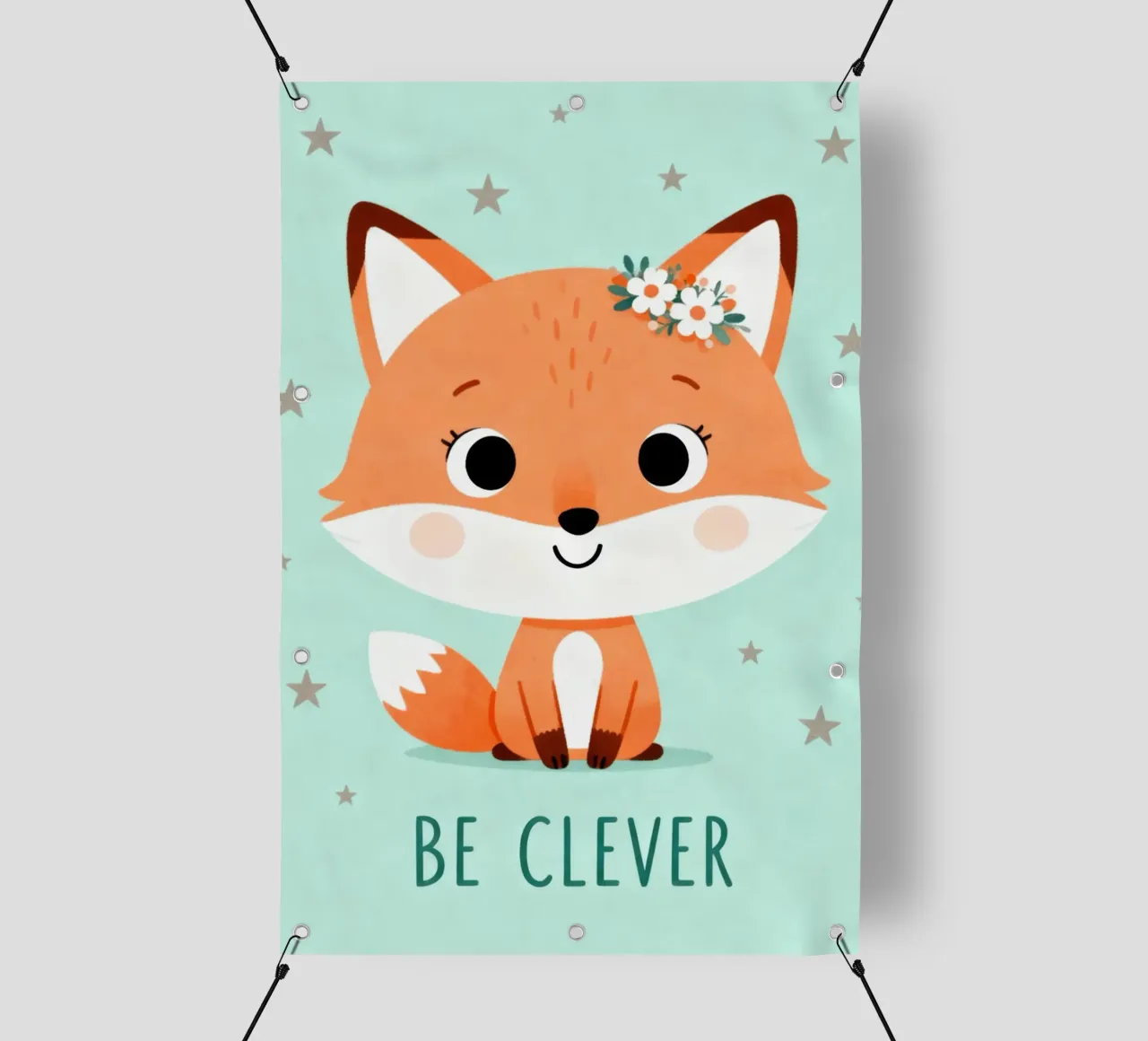 Be Clever Fox telo in pvc da EverLuvv Studio