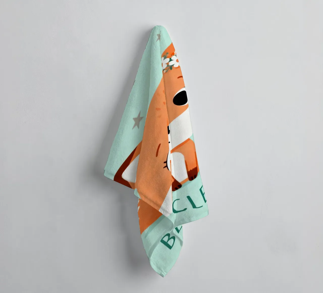 Be Clever Fox asciugamano da bagno da EverLuvv Studio