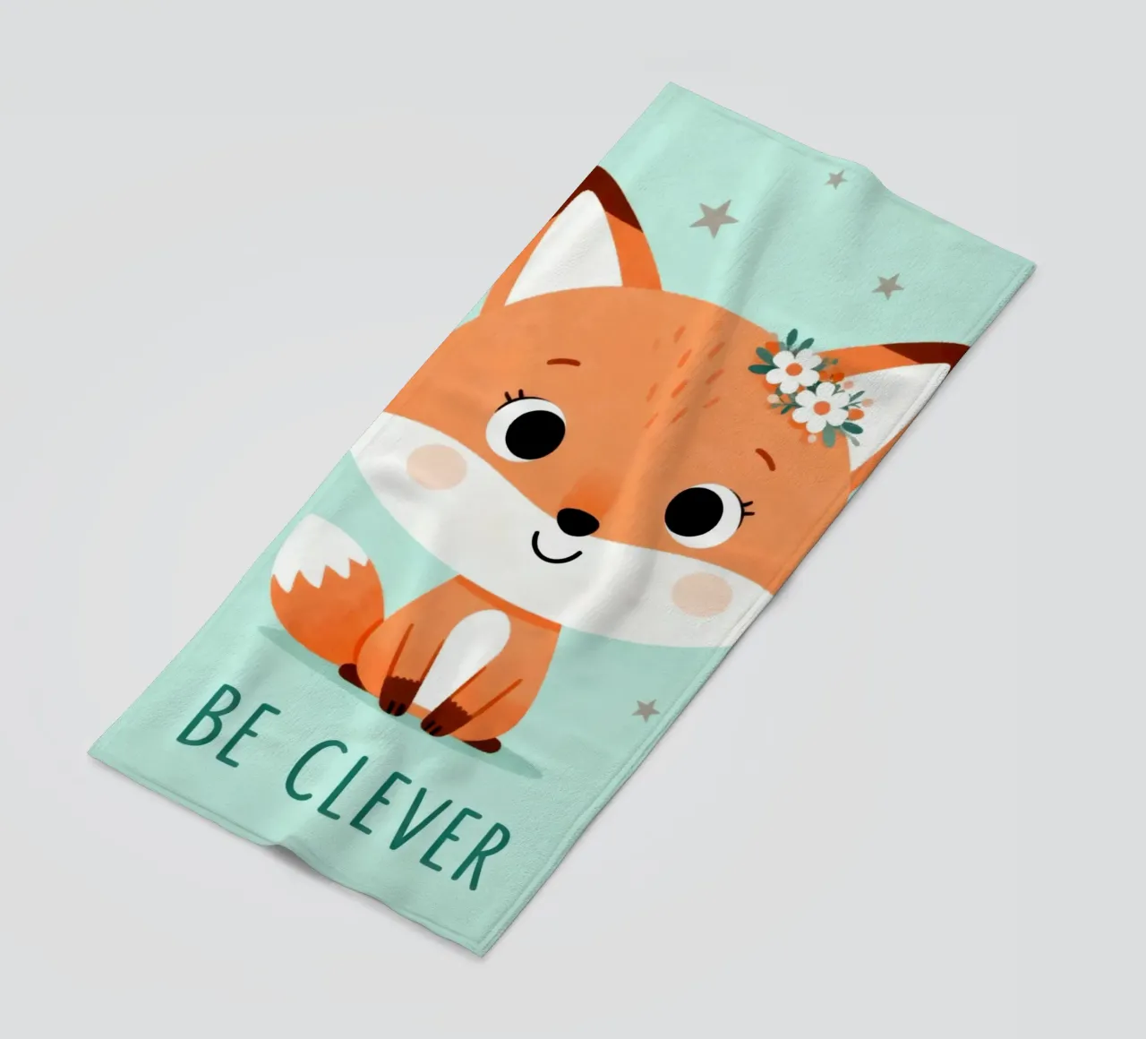 Be Clever Fox telo mare da EverLuvv Studio