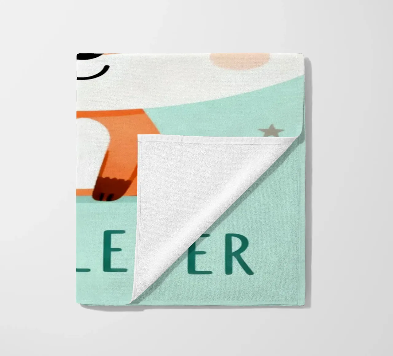 Be Clever Fox telo mare da EverLuvv Studio