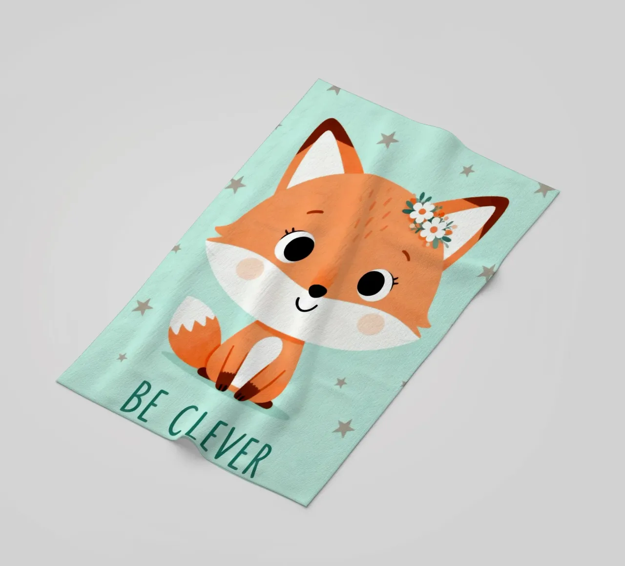 Be Clever Fox telo mare da EverLuvv Studio
