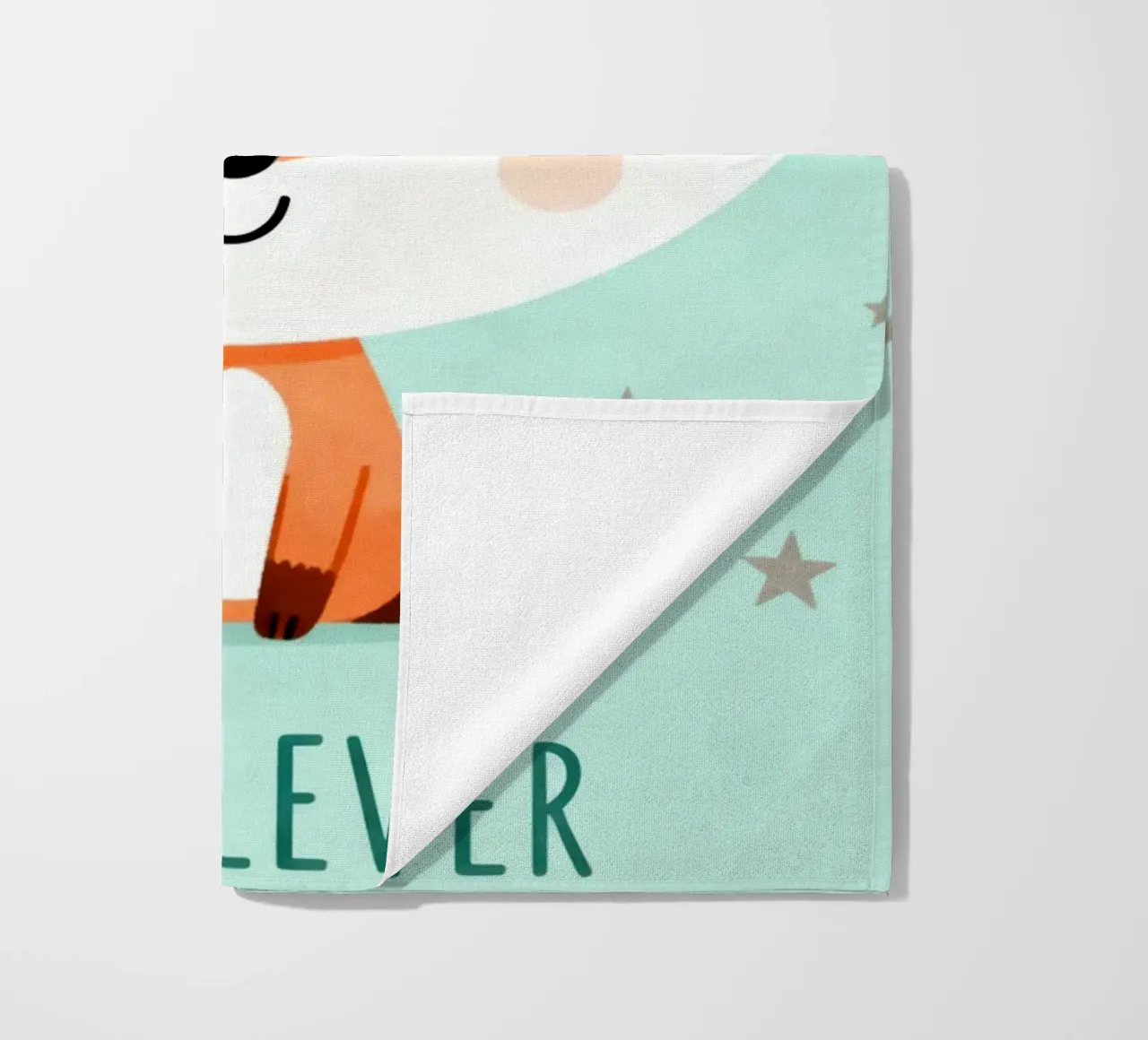 Be Clever Fox telo mare da EverLuvv Studio