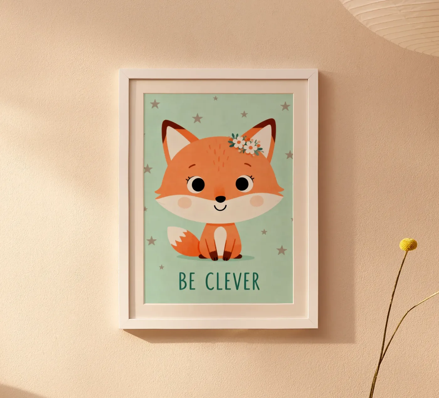 Be Clever Fox poster da EverLuvv Studio