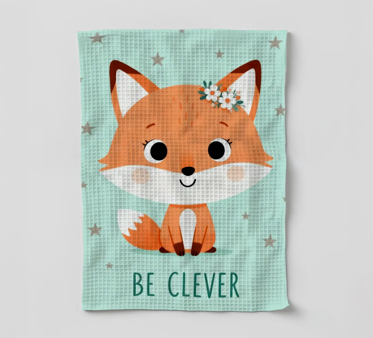 Be Clever Fox torchon de EverLuvv Studio
