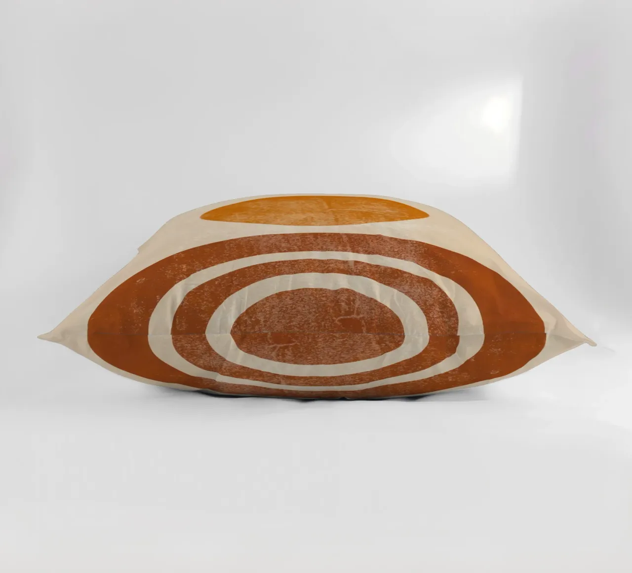 Abstracte Retro Zon & Boog Print kussen van Aralyn