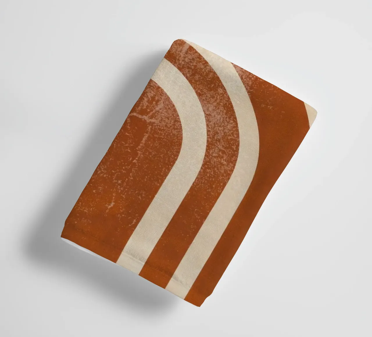 Abstracte Retro Zon & Boog Print badhanddoek van Aralyn