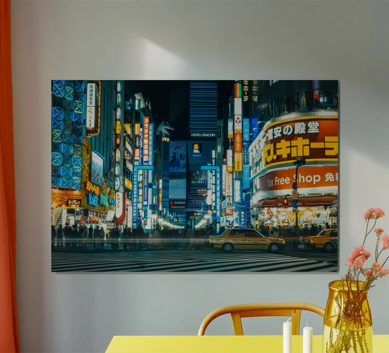 Luci al neon a Shinjuku - Tokyo, Giappone poster da Marcel Bisig
