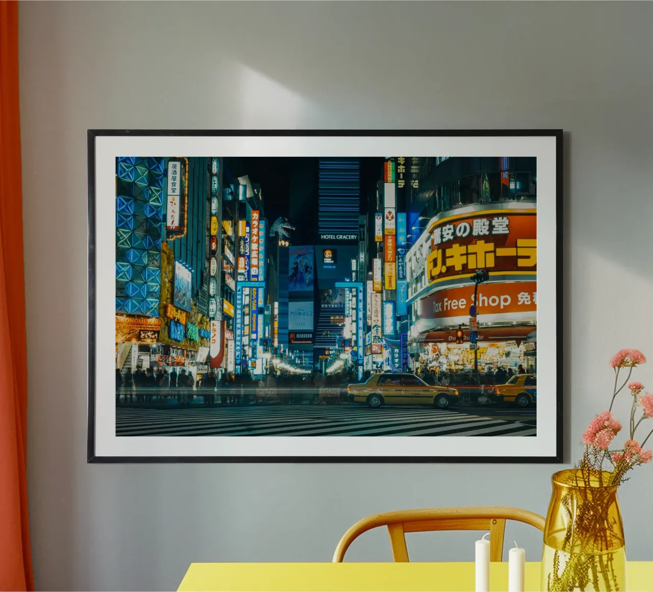 Luci al neon a Shinjuku - Tokyo, Giappone poster da Marcel Bisig