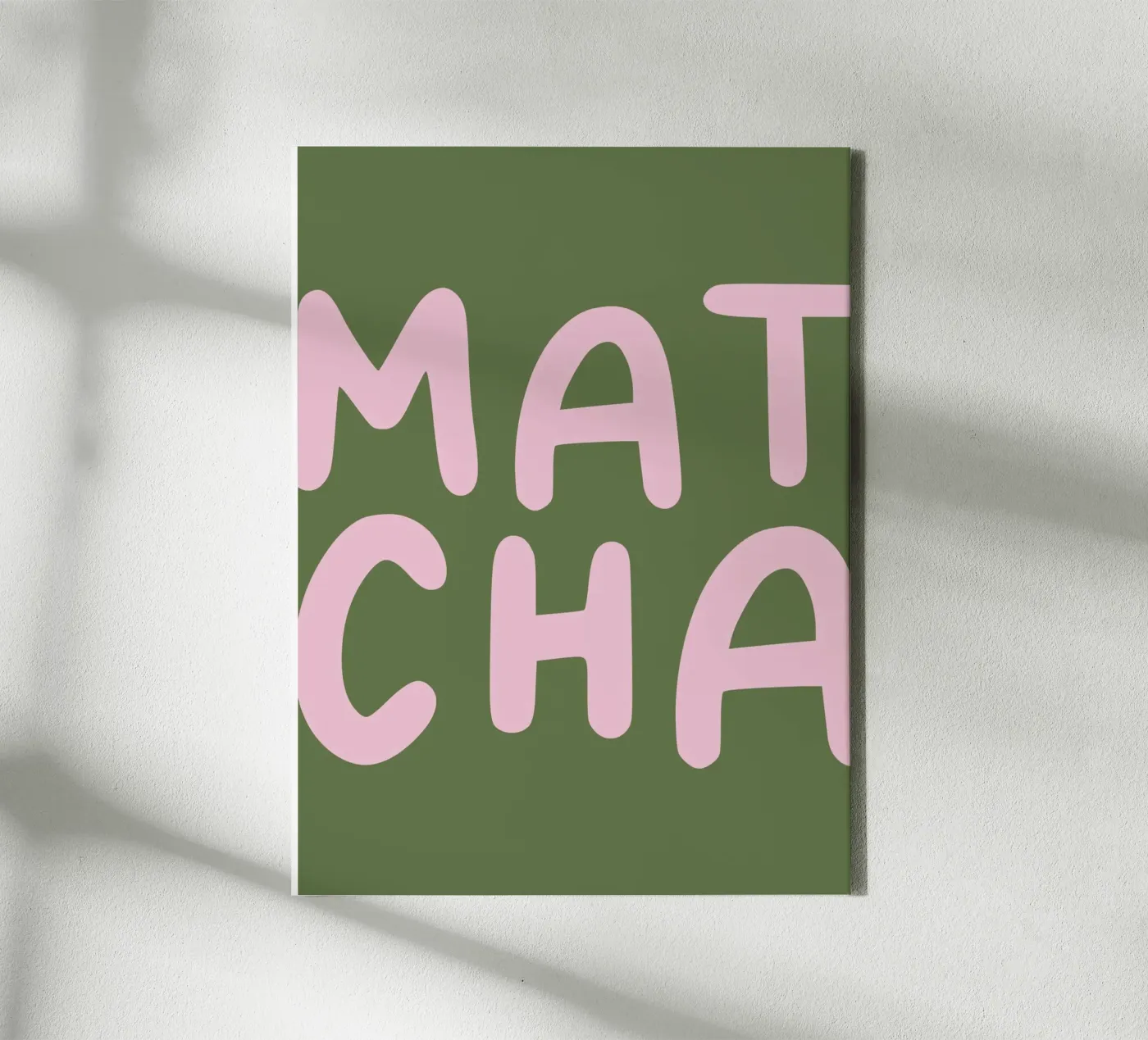 Matcha canvas by we line studio - art