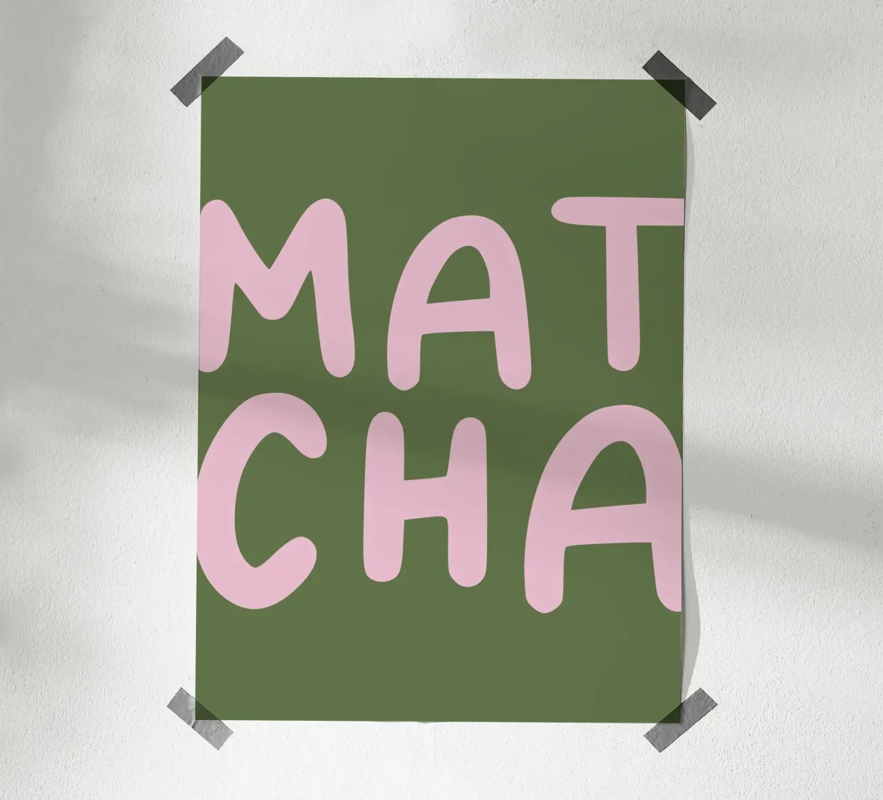 Matcha poster da we line studio - art