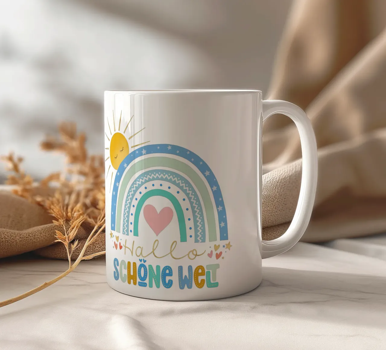 Ciao mondo bello. Per neonati e bambini. Per i ragazzi. tazza in ceramica da CalliLetters