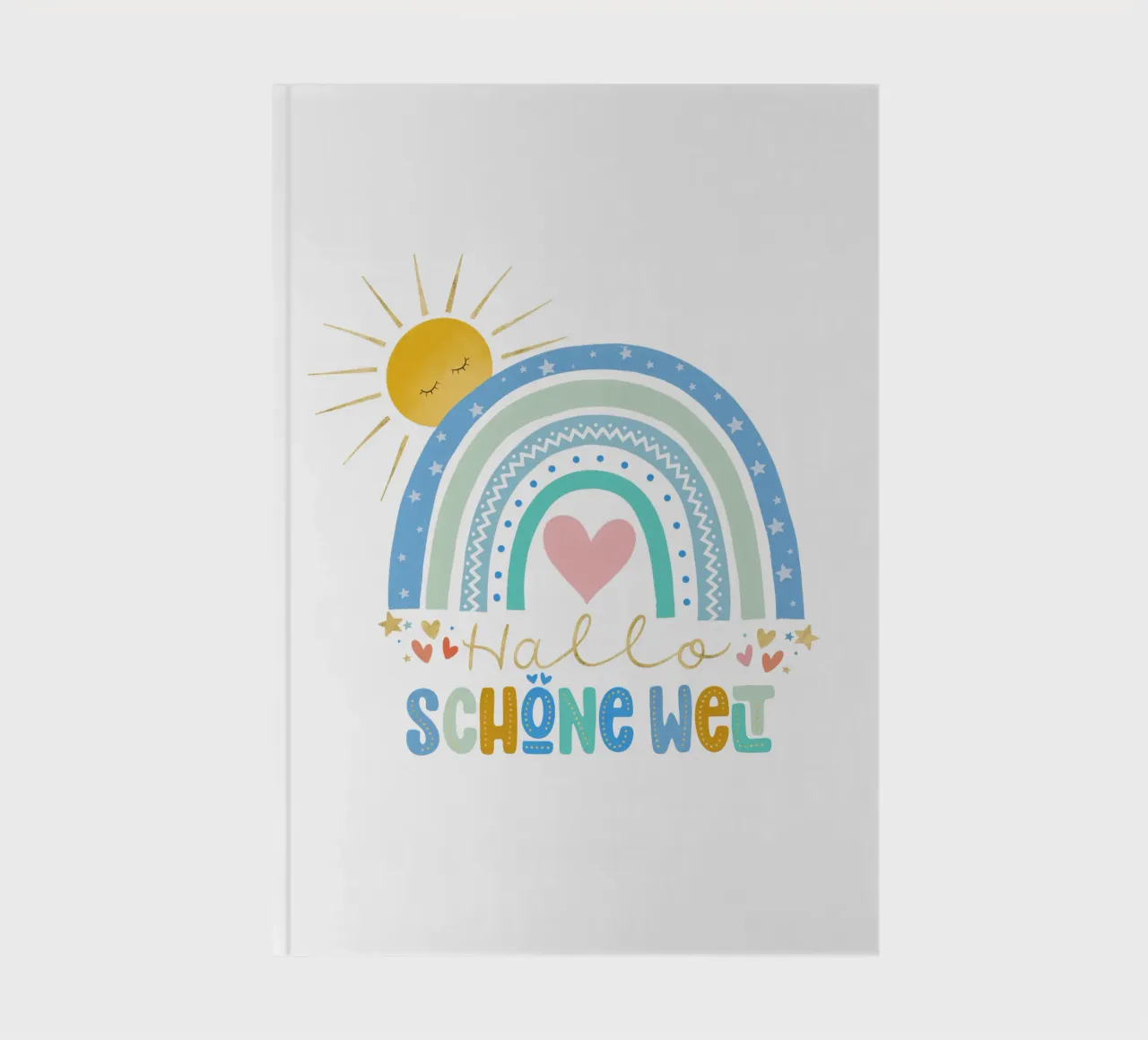 Hello beautiful world. For babies and toddlers. For boys. notebook by CalliLetters