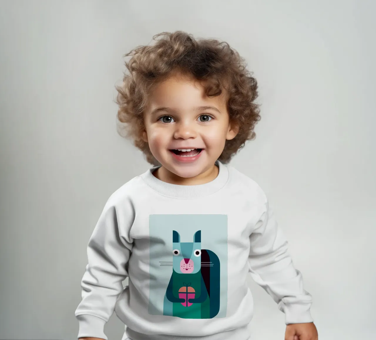 Eichhörnchen mit Geschenk felpa neonato da DARIA IVANOVNA