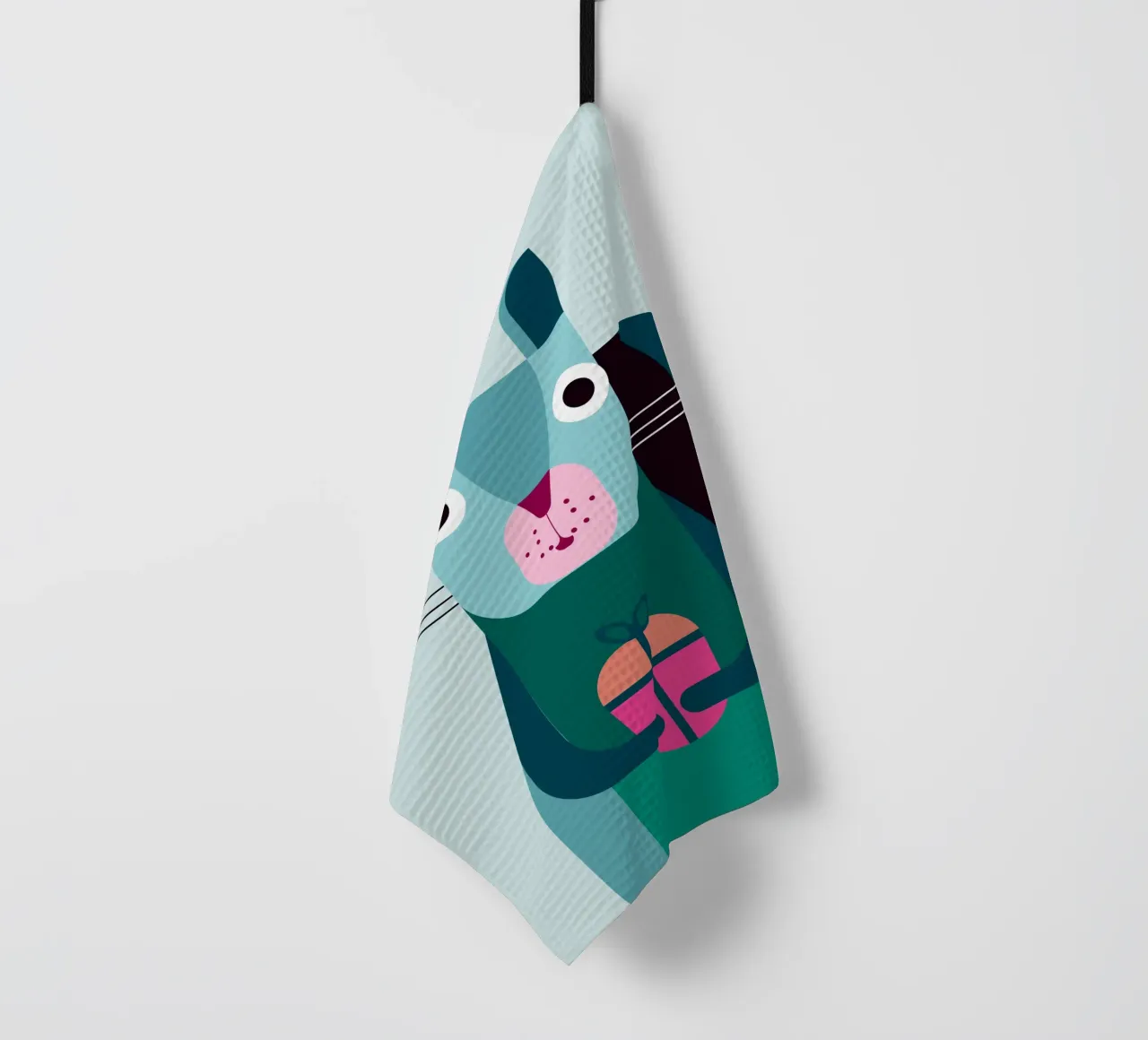 Eichhörnchen mit Geschenk canovaccio da cucina da DARIA IVANOVNA