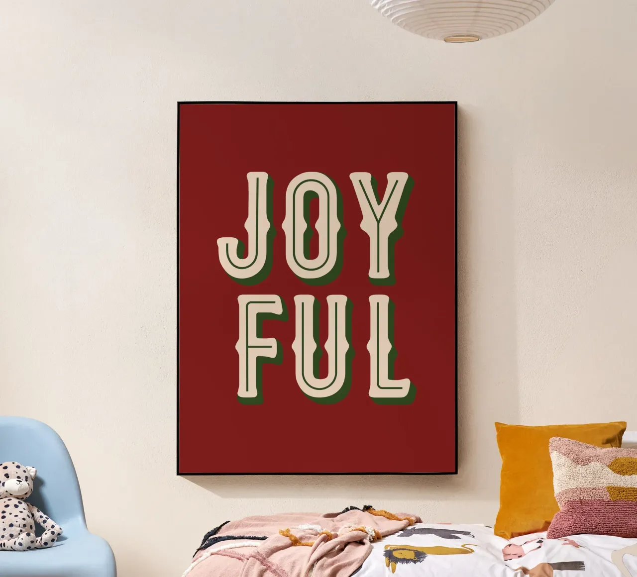 Natale gioioso plexiglass da IamHomeStudio