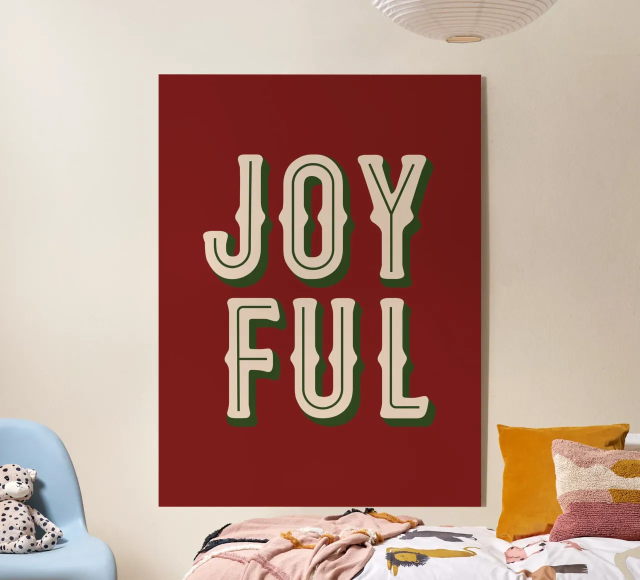 Natale gioioso plexiglass da IamHomeStudio