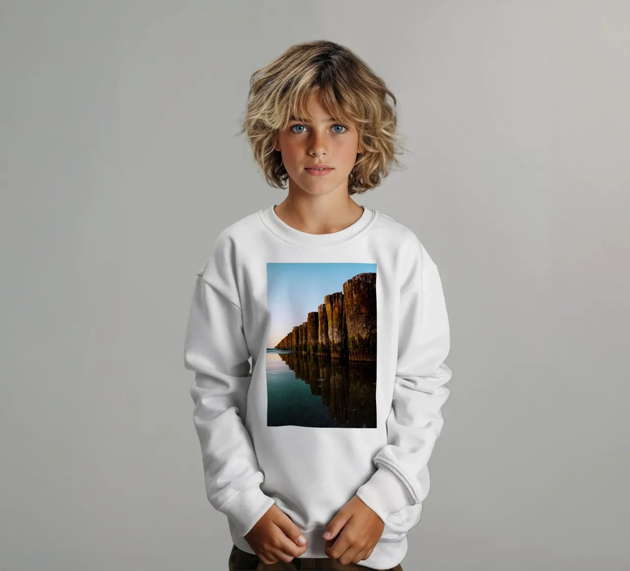 Protección costera en Zingst sudadera para niño de Fjöllart
